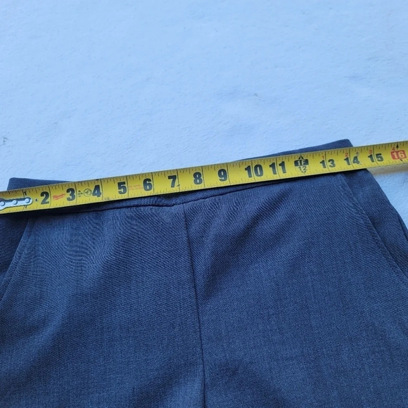 Sag Harbor Womens Dress Pants Size 6 Gray Stretch Flat Front Elastic Waist Back - Picture 5 of 9